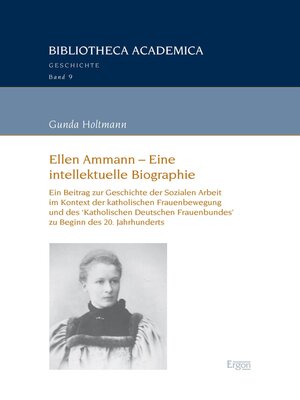cover image of Ellen Ammann--Eine intellektuelle Biographie